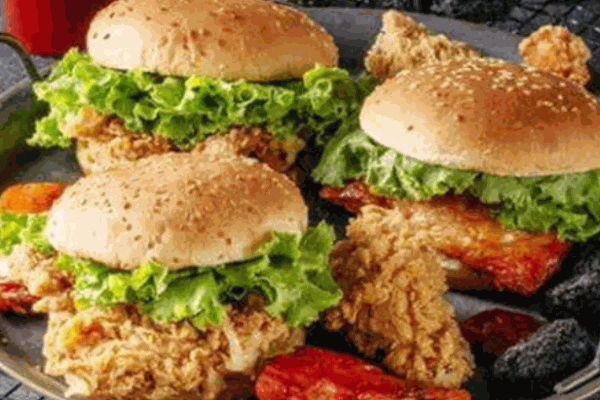 乐可滋炸鸡汉堡